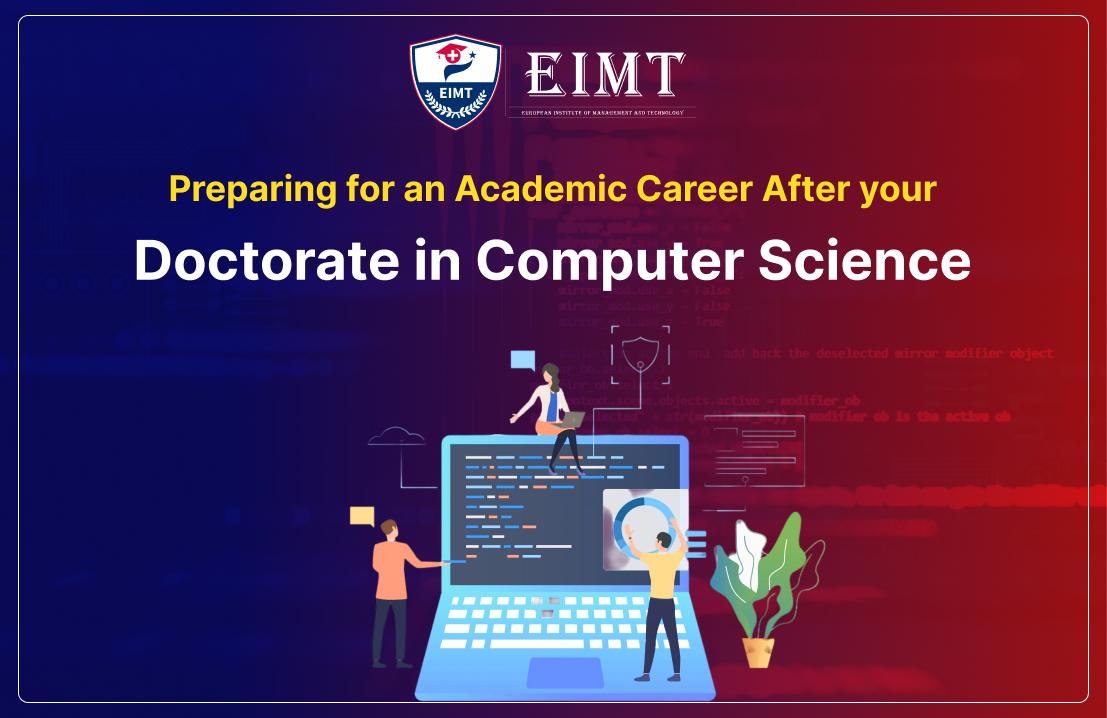 Preparing for an Academic Career After Your Doctorate in Computer Science